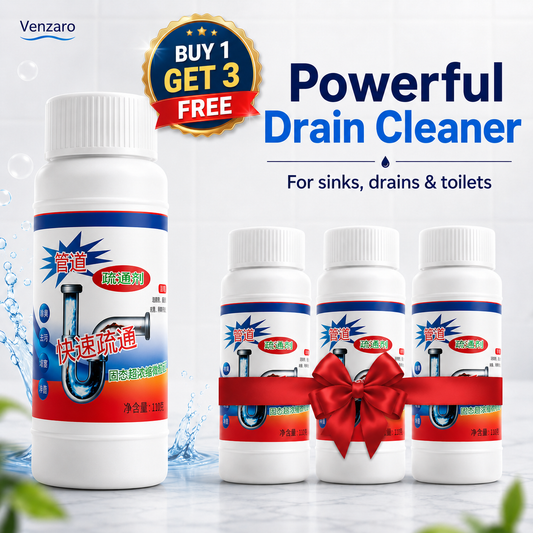 POWERFUL DRAIN & SINK CLEANER POWDER (PACK OF 4)